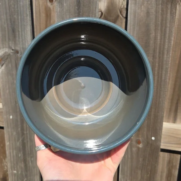 Handmade Glazed Ceramic Pottery 6" Planter - Picture 4 of 8